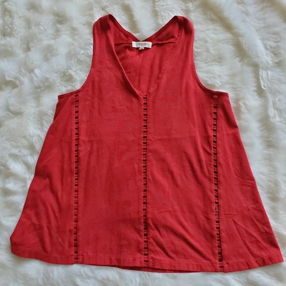 MADEWELL CUTOUT SLEEVELESS TOP - Picture 1 of 7
